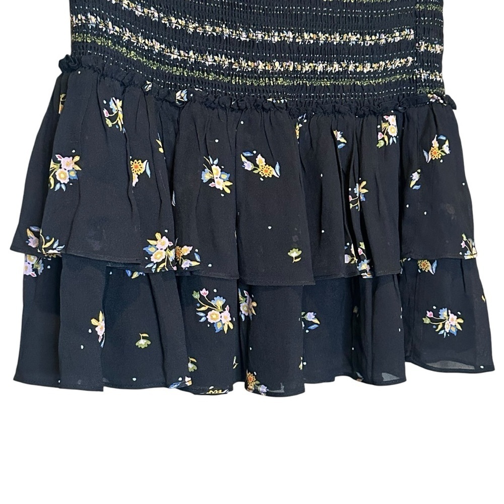 Dolan Mini Skirt Size Women’s Small Whimsigoth Eleanor Black Floral Multi - Picture 4 of 10